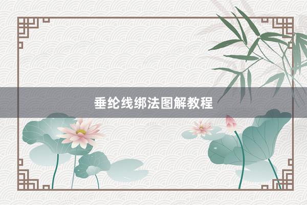 垂纶线绑法图解教程